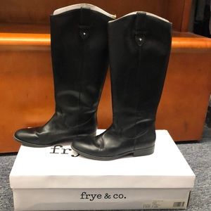 Frye & Co Tania Pull On Black Boots, 7.5